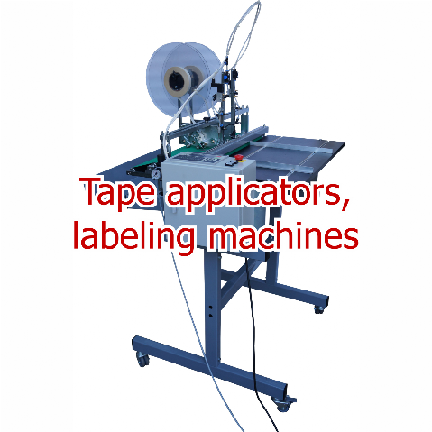 Tape applicators, label applicators